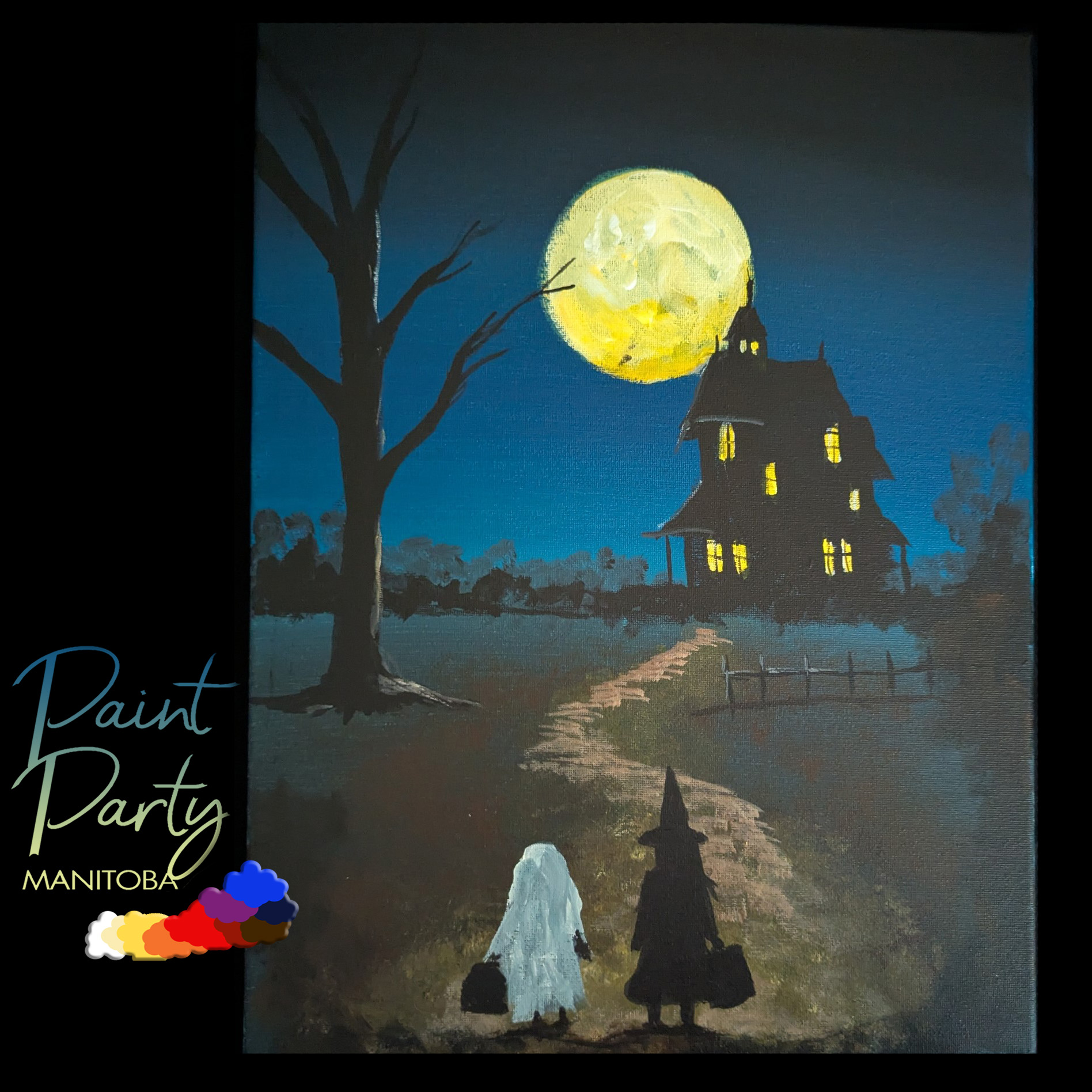 Halloween Paint Class!